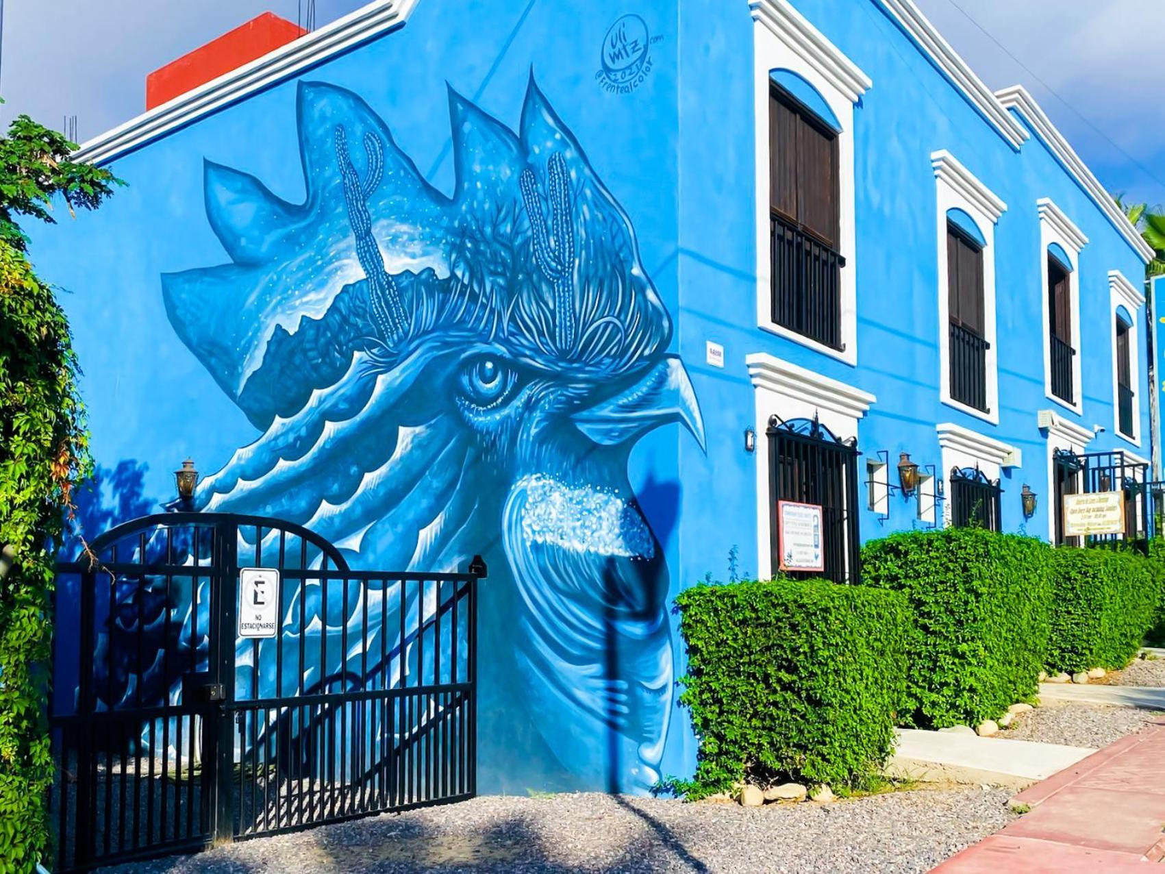 Gallo Azul Hotel, En El Corazon De Todos Santos Exterior photo
